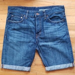NEW Sz32 H&M men's denim shorts